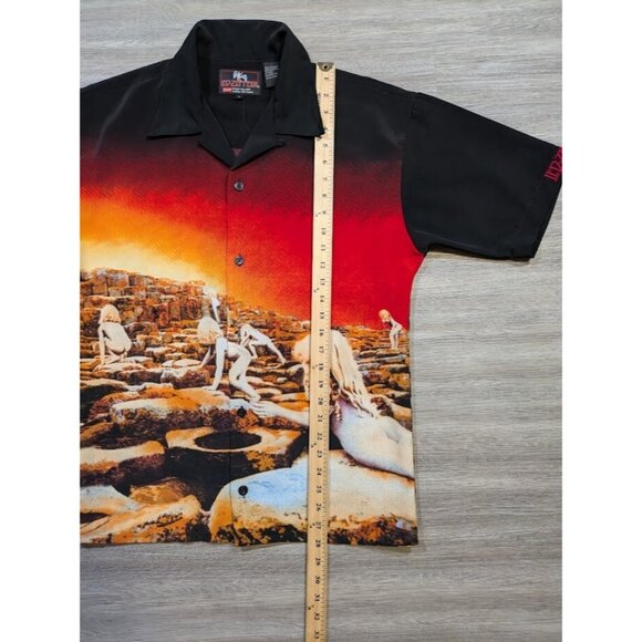 LED ZEPPELIN Houses of the Holy 2003 Myth Gem Bravado Button Shirt Vintage - Picture 8 of 8